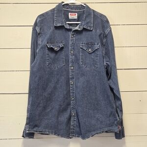 Wrangler Classic Denim Shirt - Blue